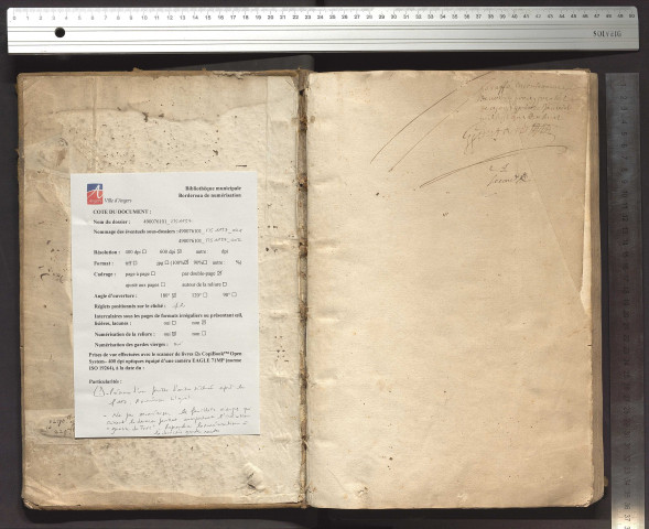 Registre des procès-verbaux de réception et de prestation de serment des prévôts, lieutenants et ouvriers de la Monnaie d'Angers (24 avril 1608-3 janvier 1680)