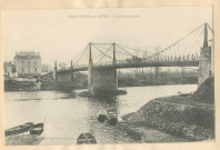 Chalonnes-sur-Loire. Le pont suspendu