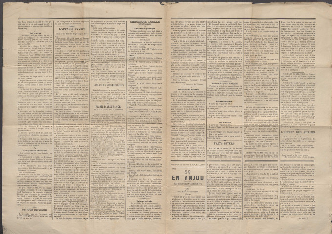 Le postillon. 1er janv. 1884 (2e année, n° 1)