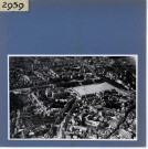 Angers : Vue aérienne du palais de justice et de la place du Champ-de-Mars