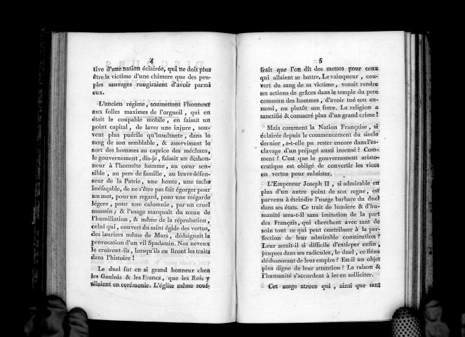 Discours sur l'abolition du duel, présenté à la Société des Amis de la Constitution, par M. Milscent
