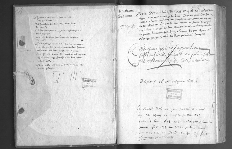 Vol. III. Histoire d'Anjou, de 1618 à 1625