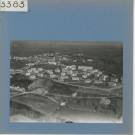Saint-Crespin-sur-Moine : Le bourg, vue aérienne
