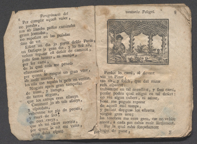 Peregrinaciò del venturòs Pelegri