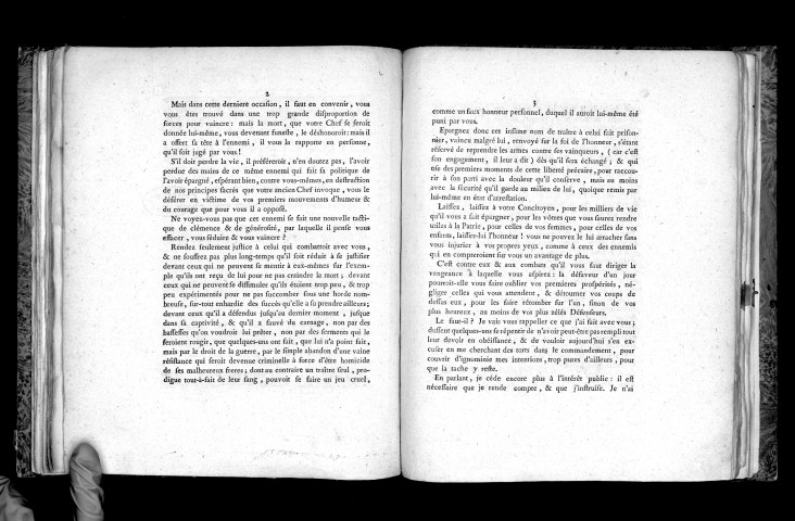 Mémoire justificatif pour P. Quetineau, commandant en chefles troupes réunies à Thouars (14 mai 1793)