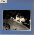 Luché-Pringé : Château de Gallerande, vue aérienne