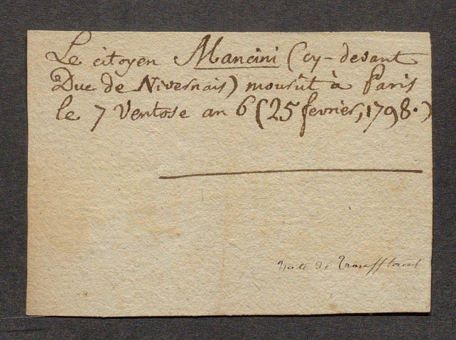 Nivernais, Louis-Jules Mancini-Mazarini, duc de