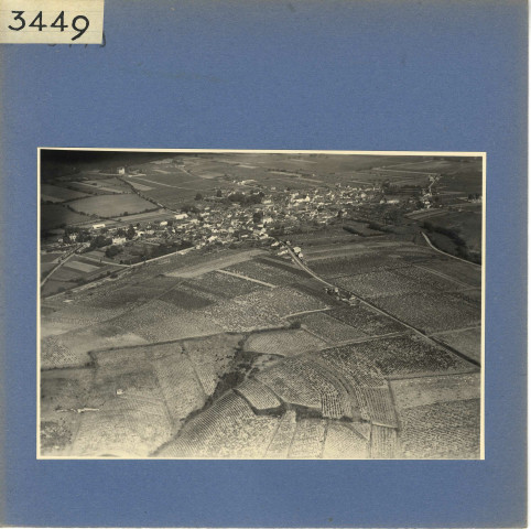 Beaulieu-sur-Layon : Vue aérienne