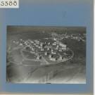 Saint-Crespin-sur-Moine : Le bourg, vue aérienne