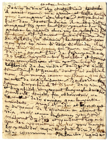 5 - Compte rendu de l'inauguration du buste de Chateaubriand-Vogel Gros.