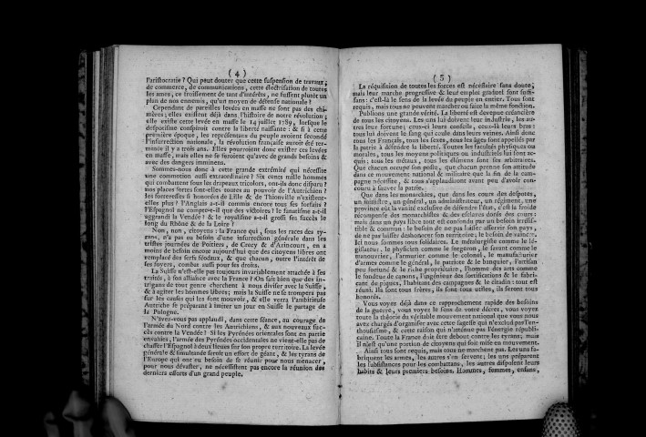 Rapport et décret du 23 août, l'an II, sur la réquisition civique des jeunes citoyens pour la défense de la Patrie, présentés au nom du Comité de salut public, par Bertrand Barrère
