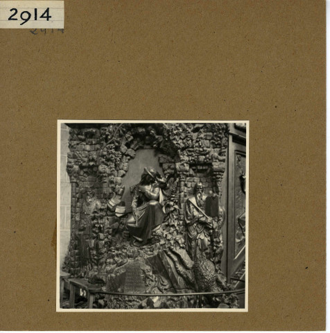 Angers : Cathédrale Saint-Maurice, détail de la chaire