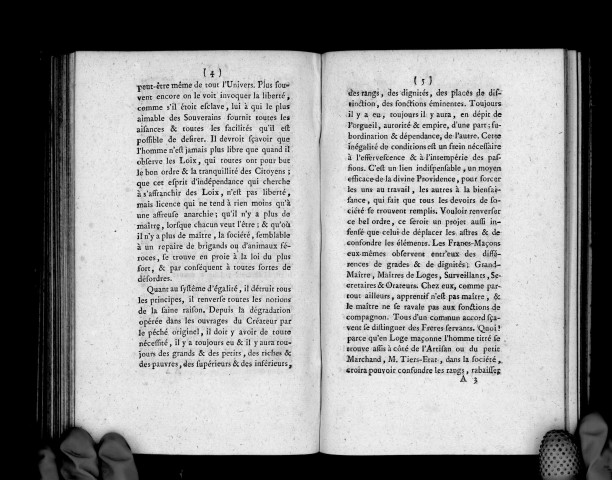 Déclaration de madame Noblesse sur le projet d'alliance matrimoniale entre elle et M. Tiers-Etat