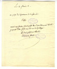 Correspondance de Constantin Faucher, sous-préfet de la Réole [au préfet de la Gironde et à Mlle Annais]