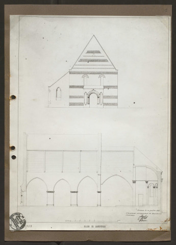 [Photographies des monuments du] Diocèse d'Angers : Savennières - Thouarcé