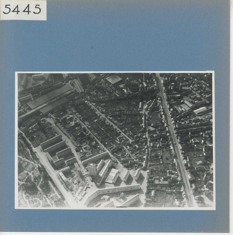 Angers : Rue Pasteur (vue aérienne)