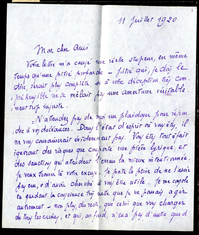 Lettres de Gabriel Trarieux