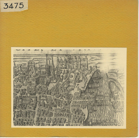 Angers : Partie du 1er plan de 1575