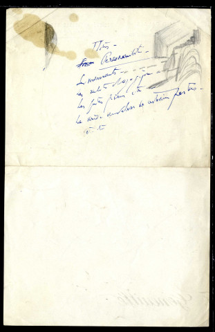 Lettre de Ragrut (?) à Jean Huré