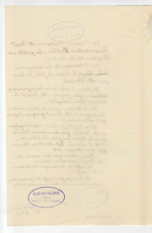 Correspondance de Ballarche [à Pierre-Jean David d'Angers]