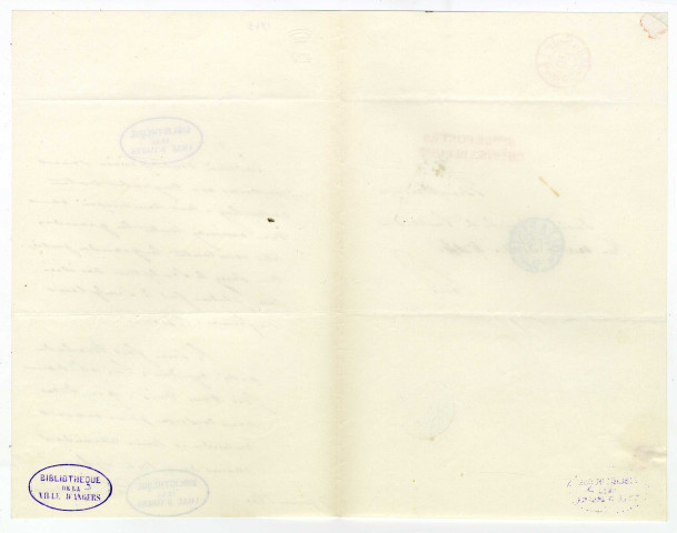 Correspondance de Lamartine [à Pierre-Jean David d'Angers]