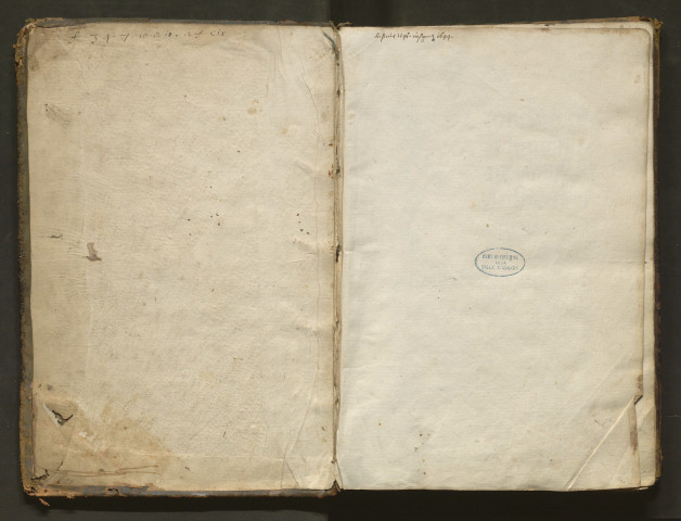 « Cartulaire de la secrétainerie Sainct-Aulbin d'Angers, faict sur les originaulx d'iceulx estans aux arches et armaires dudit lieu, à la requeste de venerable religieux frere André du Thilleul, à present secretain, par frere Jehan Buignon, chantre respectivement dudit monastere et abbaie Sainct-Aulbin »