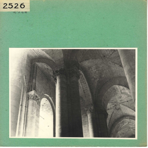 Cunault : Voûtes et chapiteaux