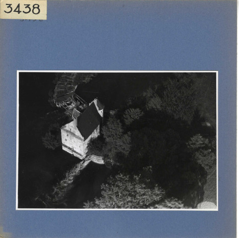 Luché-Pringé : Moulin de Merve, vue aérienne