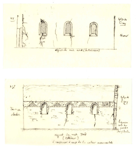 [Photographies des monuments du] Diocèse d'Angers : Cizay-la-Madeleine - Crosmières