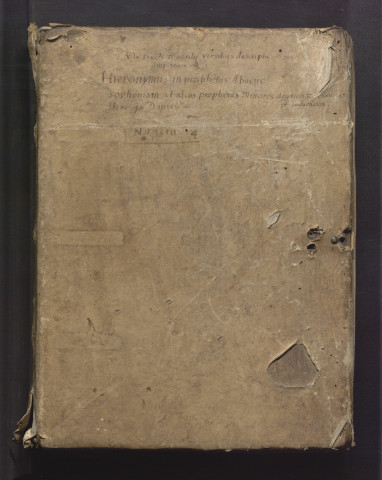 S. Jérôme. Commentaires sur quelques-uns des prophètes