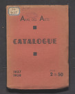 Catalogue de la 42e exposition des Amis des arts d'Angers, 1937-1938