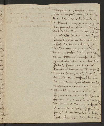 Un feuillet détaché de la vie d'une mère