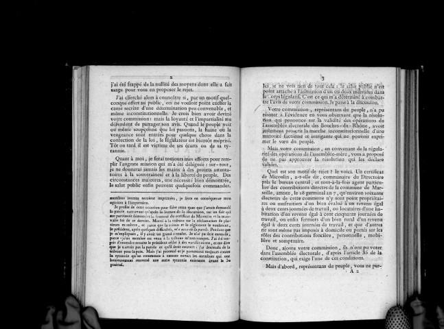Opinion de J. Gautret (de Maine-et-Loire), sur la résolution du 16 messidor, an VII, relative aux élections faites par l'assemblée électorale des Bouches-du-Rhône. Séance du Conseil des anciens, du 27 fructidor an VII