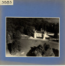 Luché-Pringé : Château de Gallerande, vue aérienne