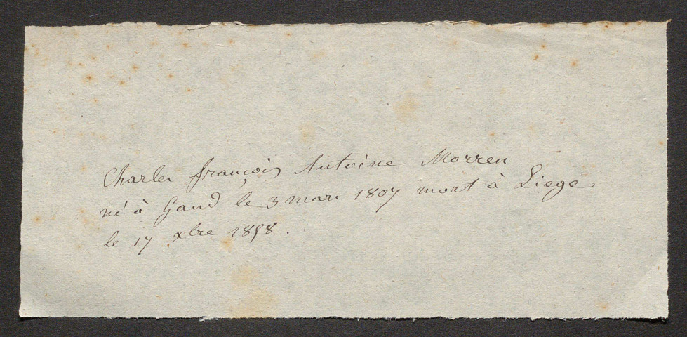 Morren, Charles François Antoine