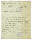 Correspondance de Latreille [à Joseph Lakanal]