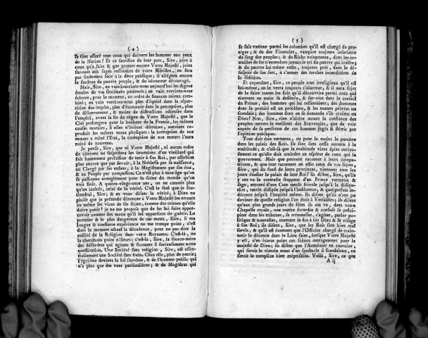 Lettre au roi, signée d'Astori