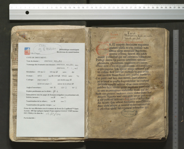 Recueil de vies de saints