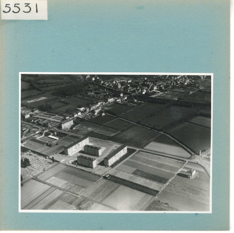 Les Ponts-de-Cé : Vue aérienne