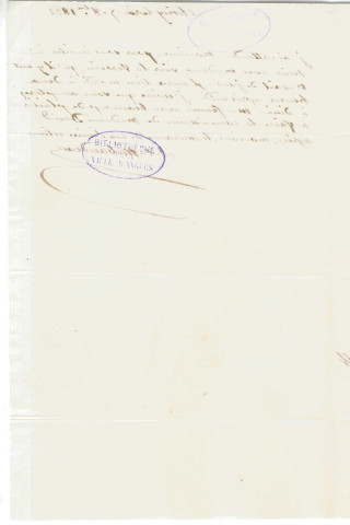 Correspondance d'Antoine-Clair Thibaudeau avec Pierre-Jean David d'Angers