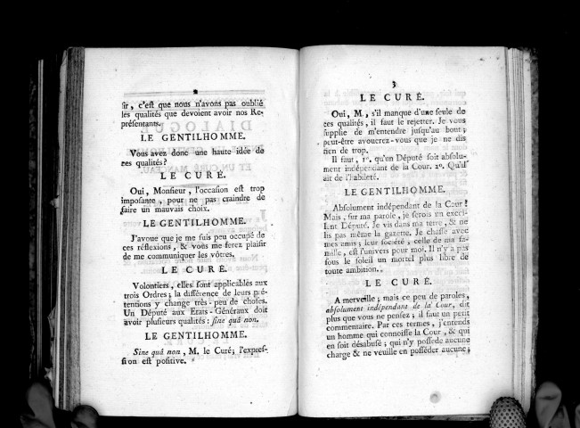 Dialogue entre un gentilhomme et un curé manceau