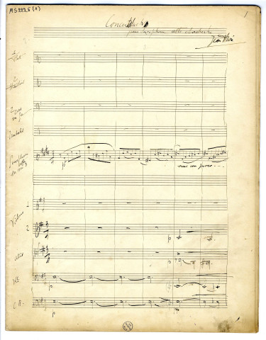 Concertstuck pour saxophone alto et orchestre