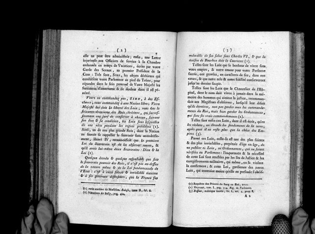 Très-humbles et très-respectueuses remontrances du Parlement de Grenoble