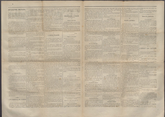Le postillon. 4 déc. 1883 (1re année, n° 42)