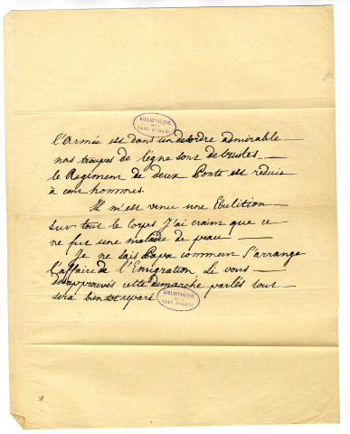 Correspondance de Louis Philippe jeune [à son père]