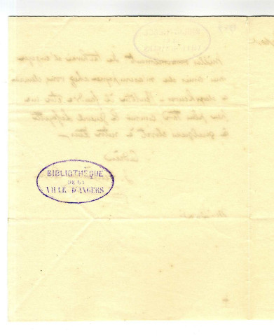 Correspondance de Cooper Fenimore avec Pierre-Jean David d'Angers