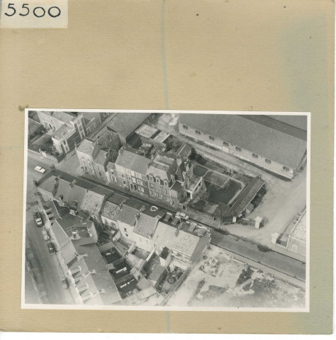 Angers : Rue du Pré Pigeon (vue aérienne)