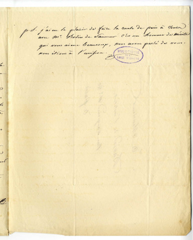 Correspondance du chevalier W. H. Louyrette [à Pierre-Jean David d'Angers]