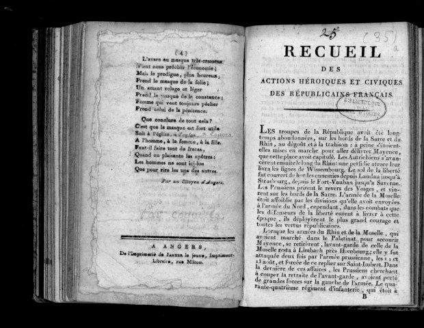 Voilà les masques, les vrais masques, grands et petits. Air : Femmes, voulez-vous éprouver.