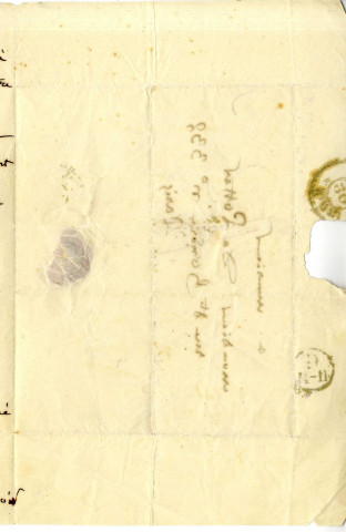 Pièce 3 - Lettre de David d'Angers à Louis de Potter